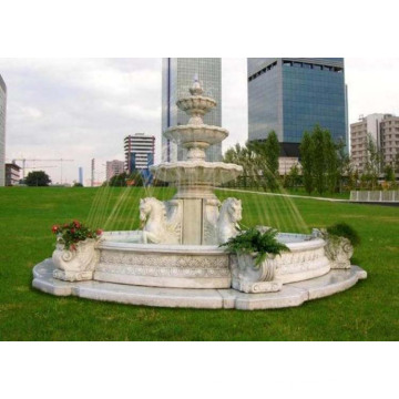 large garden stone decoration marble water fountain for sale